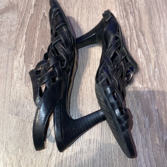 Strappy black Aerosoles Heels size 8.5 NWOT - Picture 4 of 9